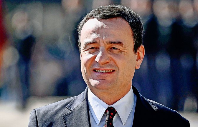 Immer noch streitwillig: Kosovos Noch-Premier Albin Kurti.<span class='image-autor'>Foto: dpa/Armend Nimani</span>