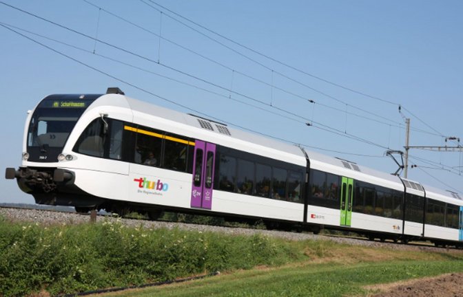 Ein Zug der Schweizer Bahngesellschaft Thurbo hat im Konstanzer Bahnhof festgesteckt.<span class='image-autor'>Foto: Thurbo/oh</span>