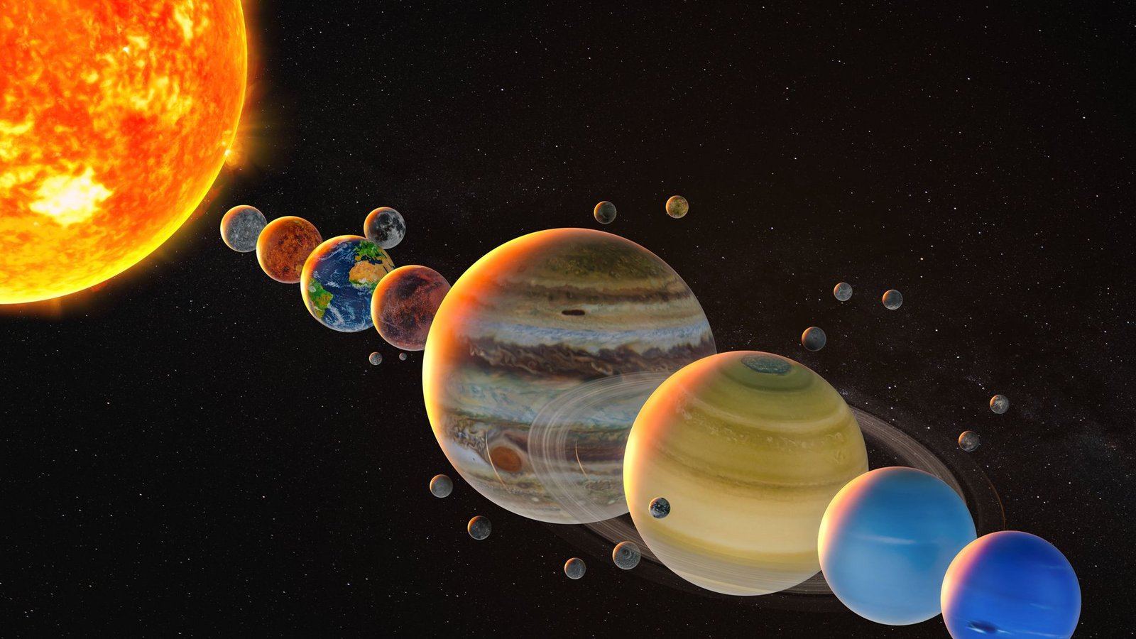Die acht Planeten unseres Sonnensystems.Foto: Imago/Zoonar Die acht Planeten unseres Sonnensystems.Foto: Imago/Zoonar