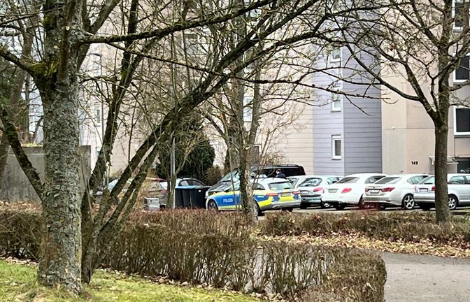 Einsatz der Polizei im Wohngebiet Tullauer Höhe in Schwäbisch Hall<span class='image-autor'>Foto: Tanja Kurz</span>