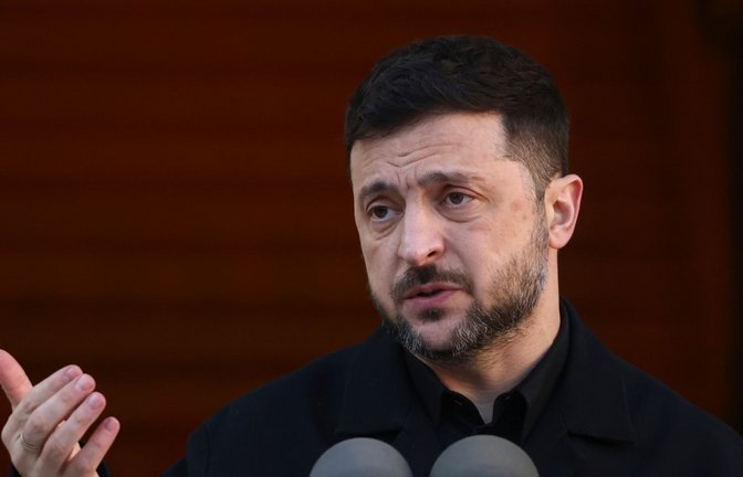Der ukrainische Präsident Wolodymyr Selenskyj (Archivbild).<span class='image-autor'>Foto: Peter Morrison/AP/dpa</span>