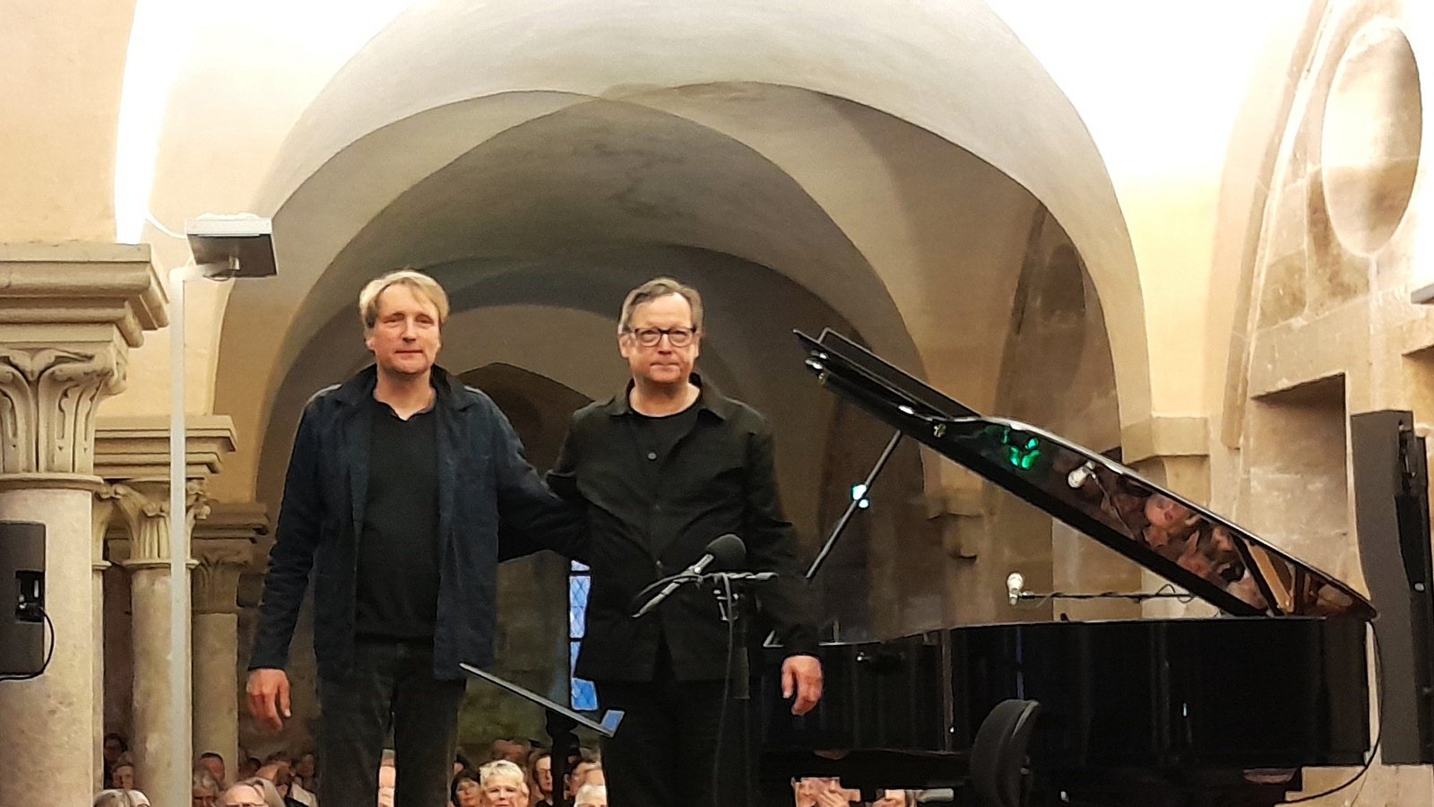 Kongeniales Duo (von rechts): Matthias Brandt und Jens Thomas.  Foto: Filitz