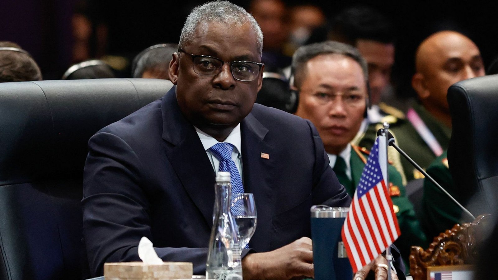 Lloyd Austin befindet sich aktuell in Kiew.Foto: AFP/WILLY KURNIAWAN Lloyd Austin befindet sich aktuell in Kiew.Foto: AFP/WILLY KURNIAWAN