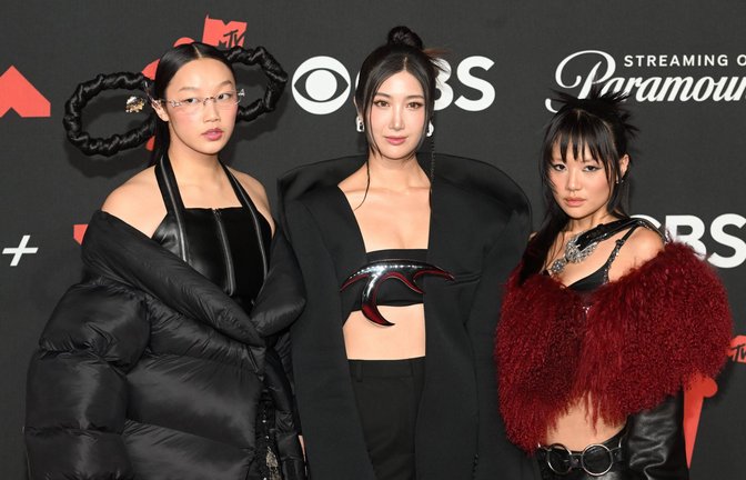 Audrey Nuna, EJAE und Rei Ami von HUNTR X bei den MTV Video Music Awards.<span class='image-autor'>Foto: IMAGO / imageSPACE</span>