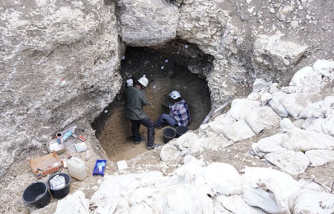 Das Brudertal ist vor allem durch den weit über die Landesgrenzen hinaus bekannten Fundplatz Petersfels bekannt. Dieser enthielt ungewöhnlich reiche archäologische Funde aus der Zeit von vor rund 16 000 Jahren.<span class='image-autor'>Foto: Landesamt für Denkmalpflege/Simon W/rner</span>