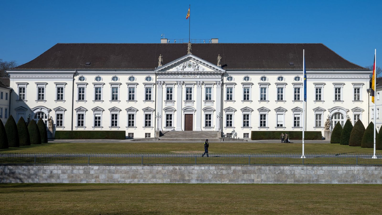 Schloss Bellevue wird bald saniert.Foto: Soeren Stache/dpa/ZB