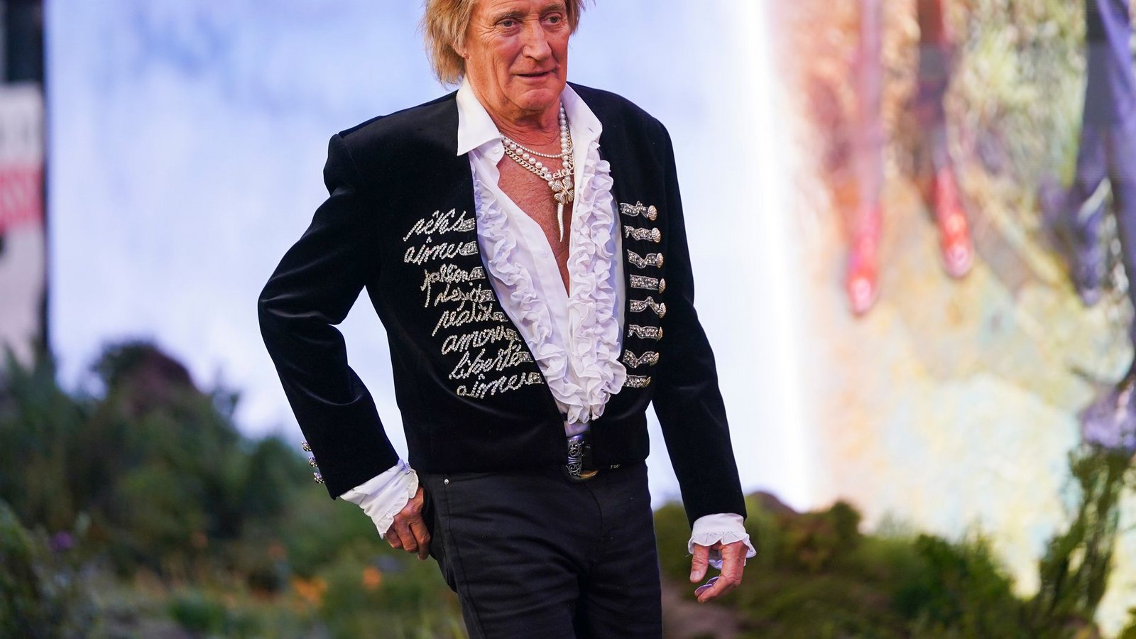 Gesundheitlicher Zwischenfall bei Popstar Rod Stewart.(Archiv)Foto: Alberto Pezzali/Invision/dpa Gesundheitlicher Zwischenfall bei Popstar Rod Stewart.(Archiv)Foto: Alberto Pezzali/Invision/dpa