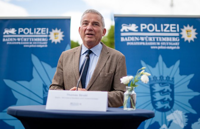 Nur eine Woche nach den Haushaltsverhandlungen in der Landesregierung hat Innenminister Thomas Strobl (CDU) noch ein Sicherheitspaket nachgeschoben.<span class='image-autor'>Foto: Lichtgut/Christoph Schmidt</span>