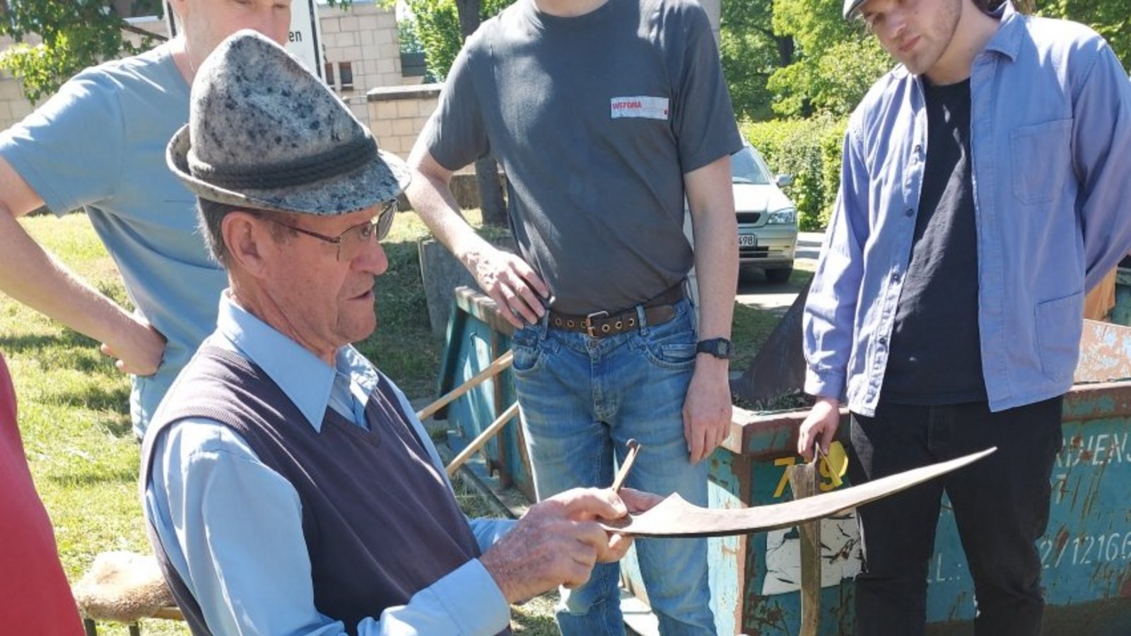Zeigt, wie’s geht: Josef Perkmann.