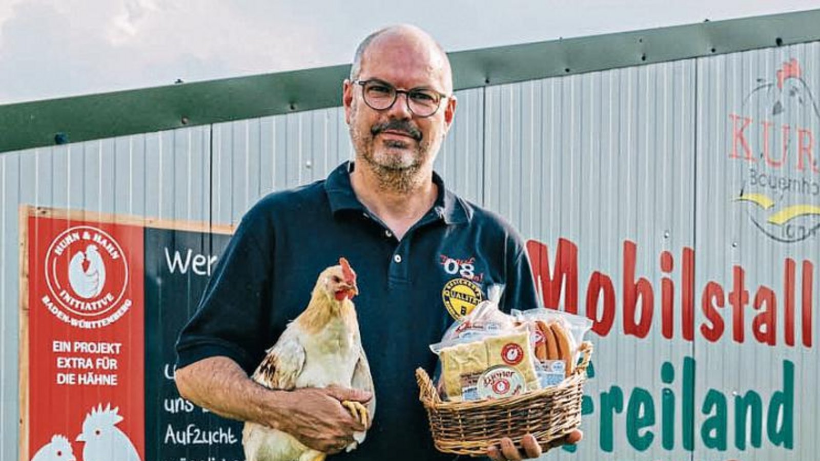Matthias Kurz hat Produkte mit Fleisch von den Bruderhähnen kreiert. Foto: p Matthias Kurz hat Produkte mit Fleisch von den Bruderhähnen kreiert. Foto: p