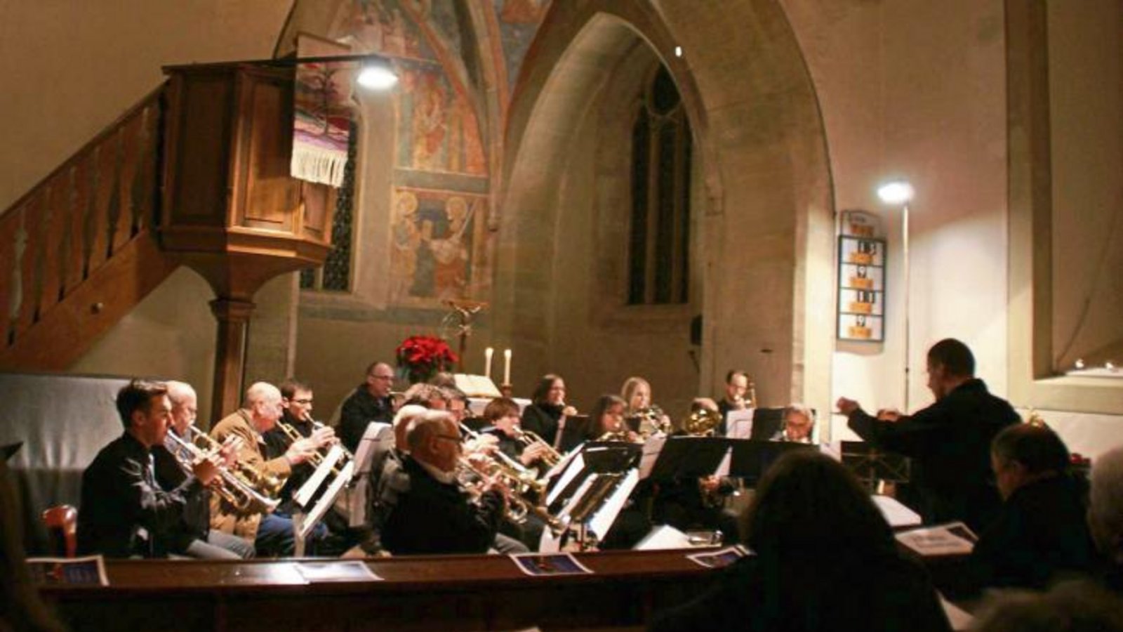 Die Posaunenchöre setzten auf klassische und zeitgenössische Adventsmusik.  Foto: p