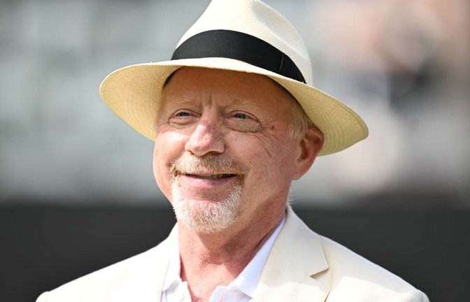 Boris Becker beim ATP-Turnier in Stuttgart in diesem Sommer<span class='image-autor'>Archiv/Marijan Murat/dpa</span>