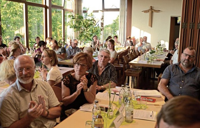 Die Mitglieder der Vaihinger Bezirkssynode diskutierten über künftige Weichenstellungen.  Foto: p