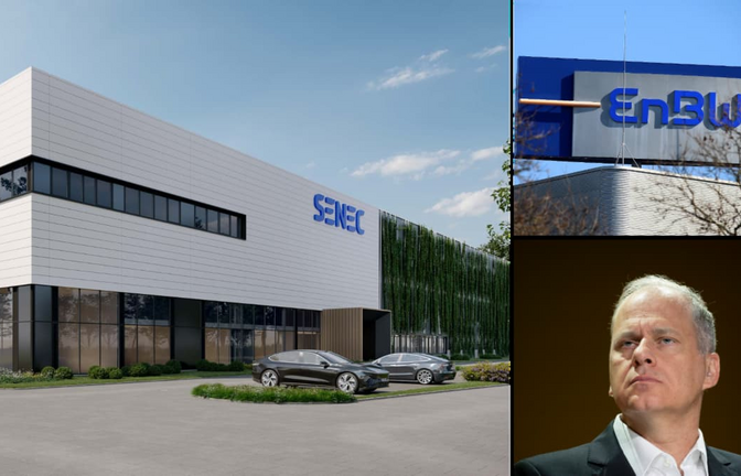 EnBW-Vorstandschef Georg Stamatelopoulos zieht bei der Speichertochter Senec die Reißleine.<span class='image-autor'>Senec/Imago</span>