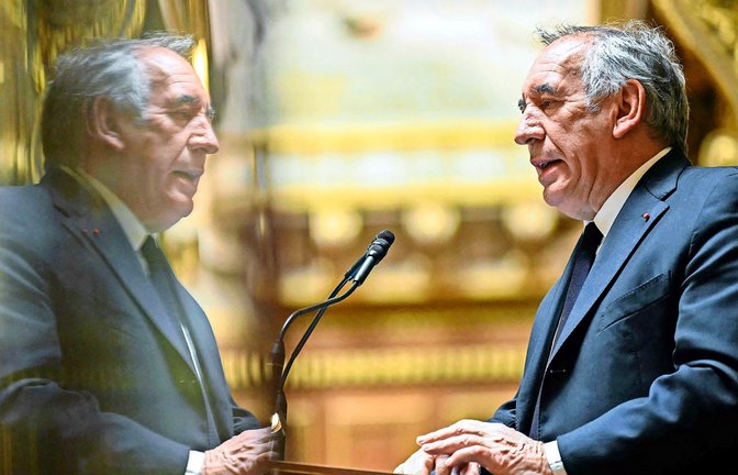 Frankreichs Premierminister François Bayrou: Frankreich rechnet am Montag mit dem Sturz seiner Regierung (Archivfoto).<span class='image-autor'>Foto: dpa/Bertrand Guay</span>