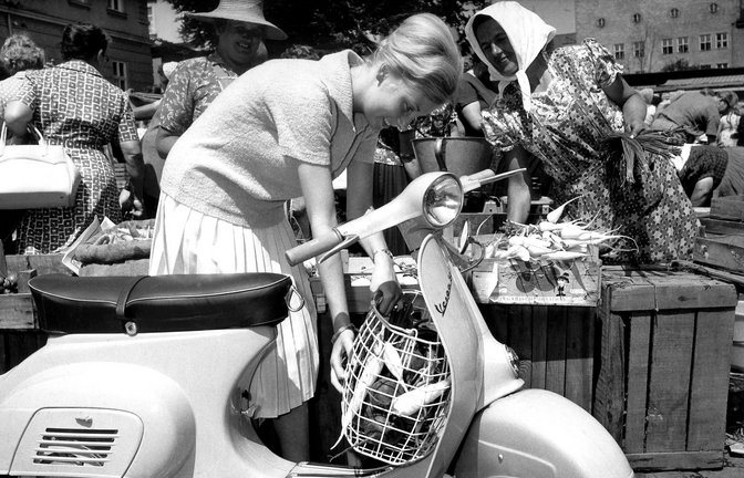 1946 wurde die Vespa zum Patent angemeldet. (Archivbild)<span class='image-autor'>Foto: picture alliance / dpa</span>