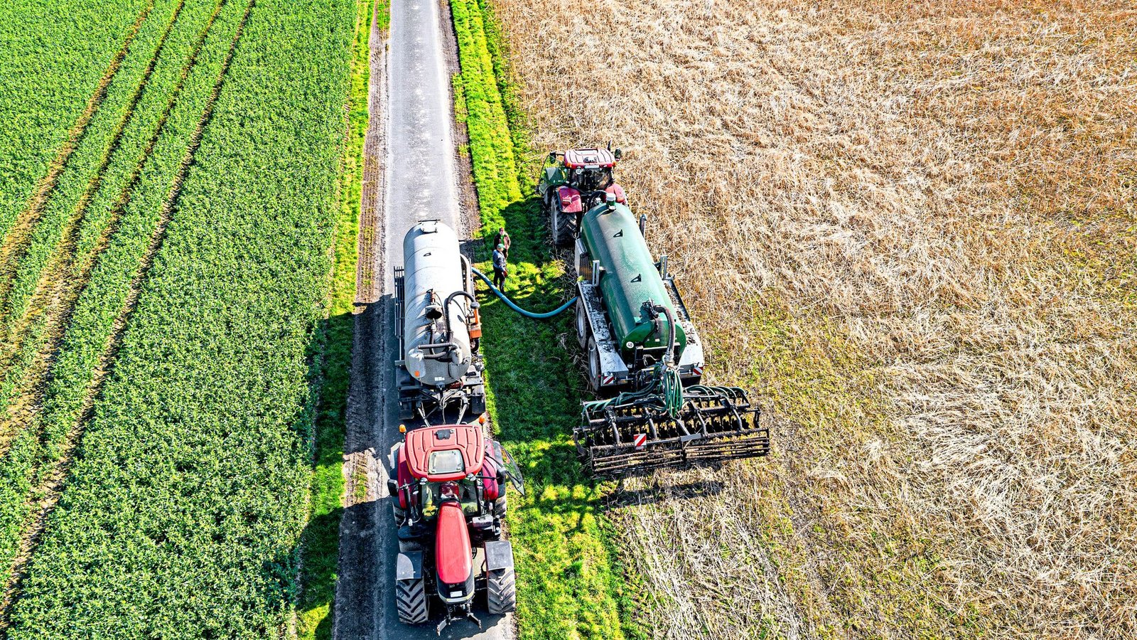 Mit der Gülle kommt Nitrat aufs Feld – und später ins Grundwasser.Foto: imago/Countrypixel