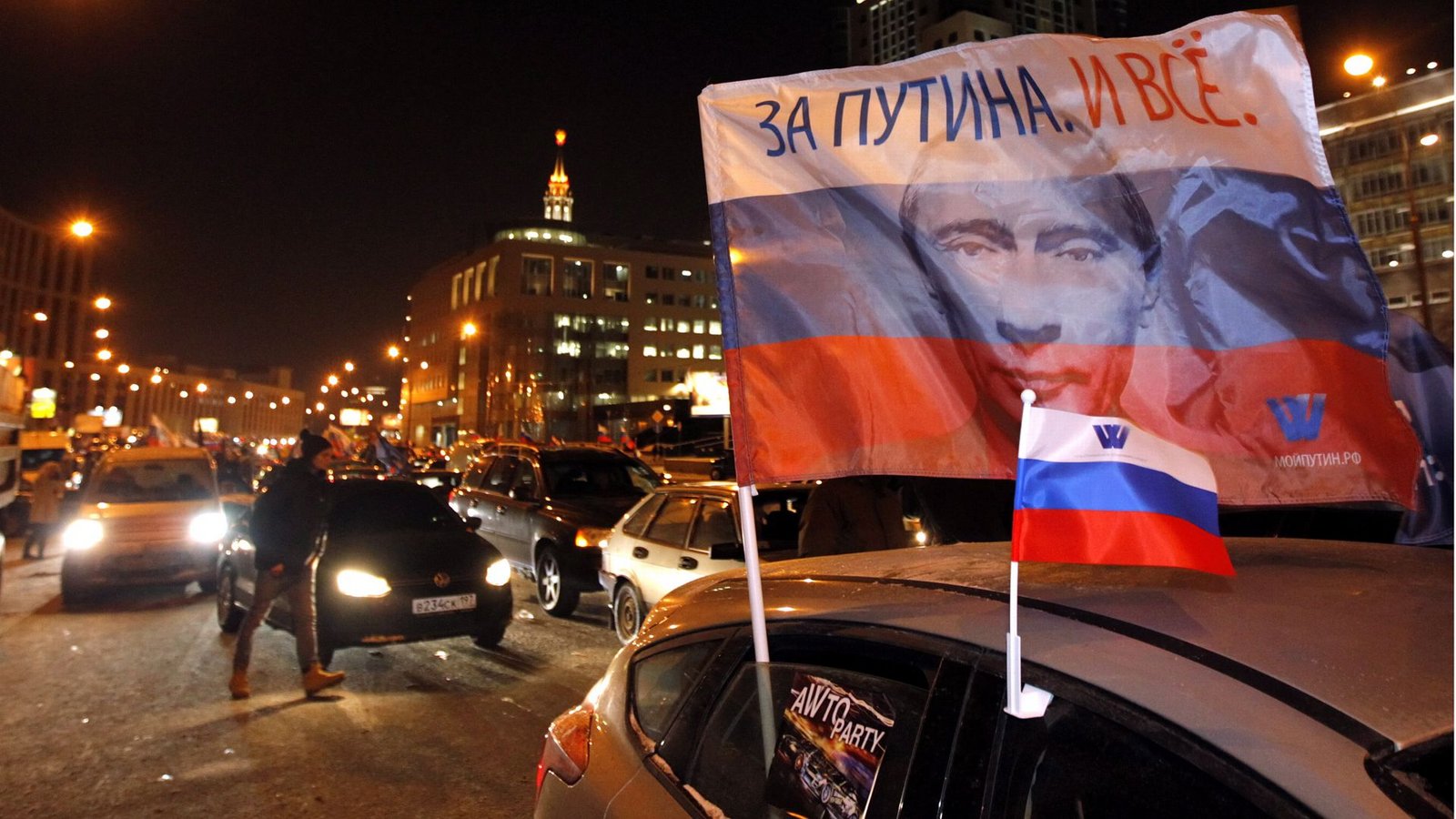 Die russische Propaganda läuft auf Hochtouren – allerdings mit einem völlig neuen Duktus.Foto: picture alliance / dpa/Yuri Kochetkov Die russische Propaganda läuft auf Hochtouren – allerdings mit einem völlig neuen Duktus.Foto: picture alliance / dpa/Yuri Kochetkov