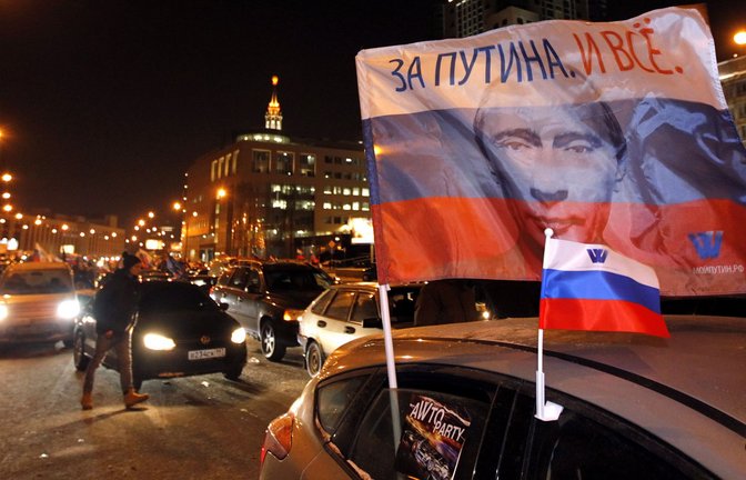 Die russische Propaganda läuft auf Hochtouren – allerdings mit einem völlig neuen Duktus.<span class='image-autor'>Foto: picture alliance / dpa/Yuri Kochetkov</span>