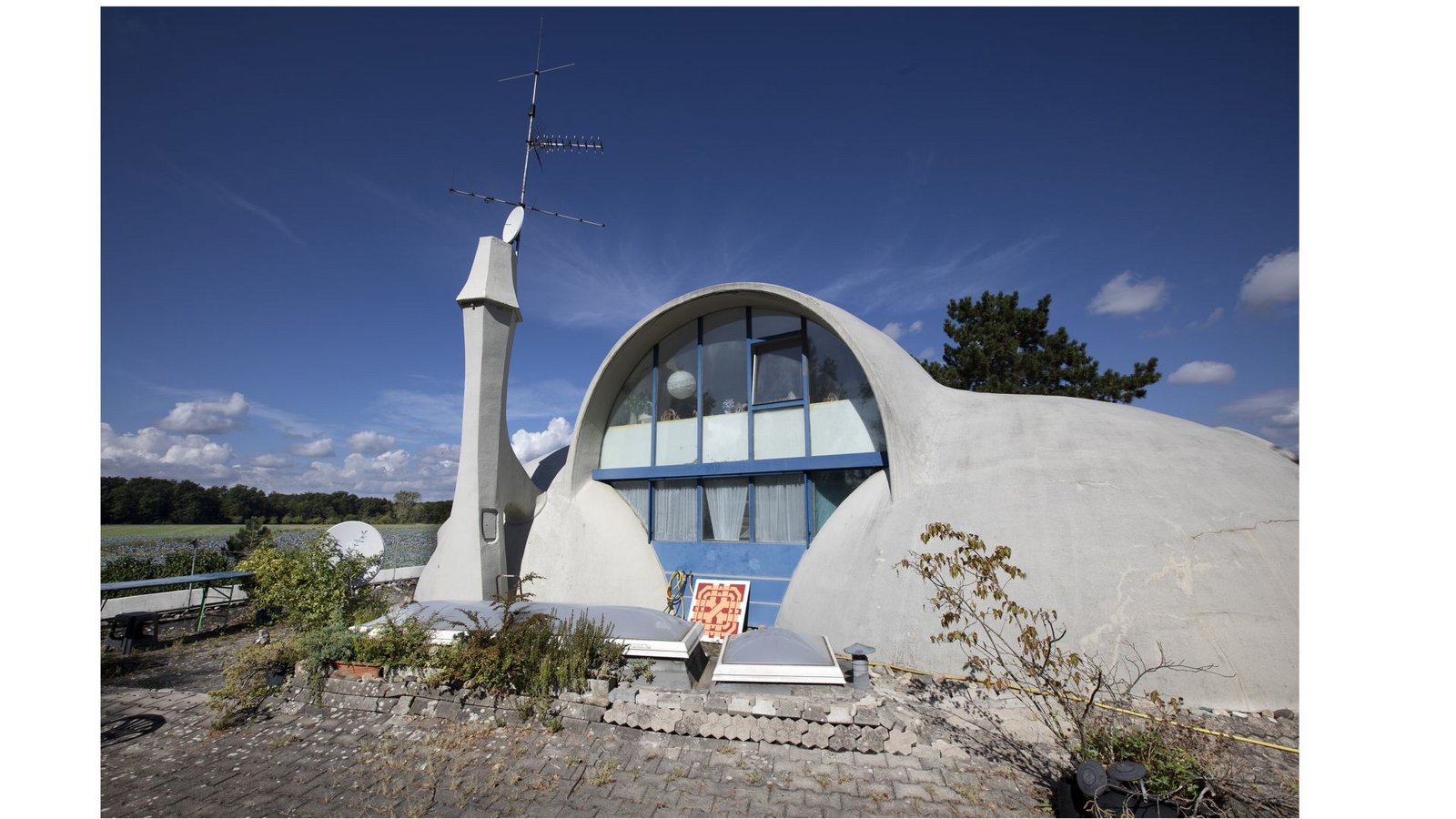 Experimentelle Beton-Rundungen als Wohnhaus sind auch schützenswert – in Leinfelden-Echterdingen steht das Architektenhaus von Michael Balz unter Denkmalschutz.Foto: Horst Rudel Experimentelle Beton-Rundungen als Wohnhaus sind auch schützenswert – in Leinfelden-Echterdingen steht das Architektenhaus von Michael Balz unter Denkmalschutz.Foto: Horst Rudel