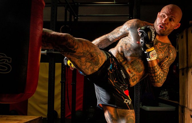 Christian Jungwirth beim Training: „Für die Karriere gebe ich alles, dafür gehe ich  über Grenzen.“<span class='image-autor'>Foto: Pressefoto Baumann/Julia Rahn</span>