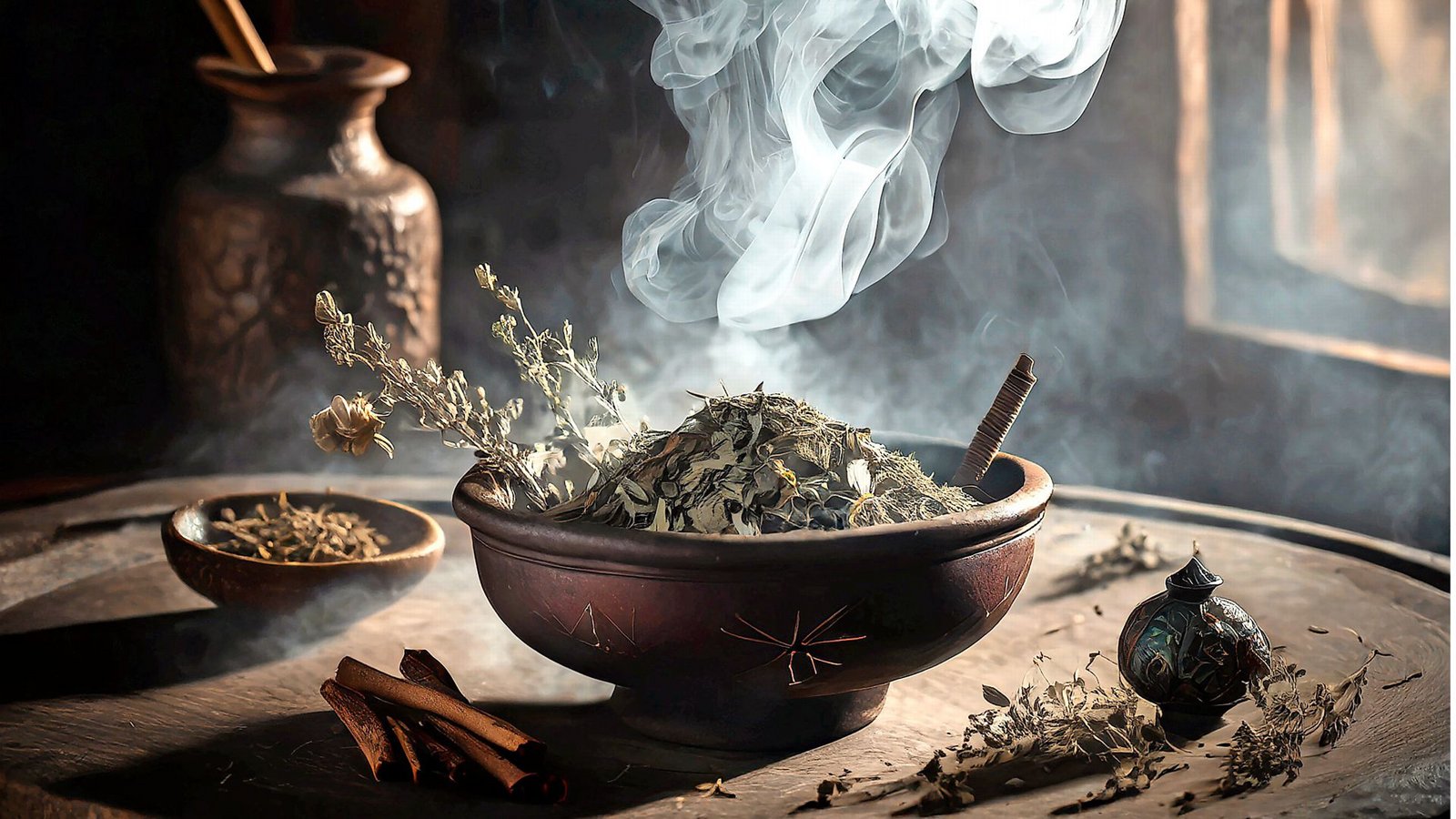 Beim Räuchern werden Kräuter, Wurzeln oder Harze verbrannt – sie sollen die Sinne anregen und die Seele öffnen.Foto: behewa - stock.adobe.com Beim Räuchern werden Kräuter, Wurzeln oder Harze verbrannt – sie sollen die Sinne anregen und die Seele öffnen.Foto: behewa - stock.adobe.com