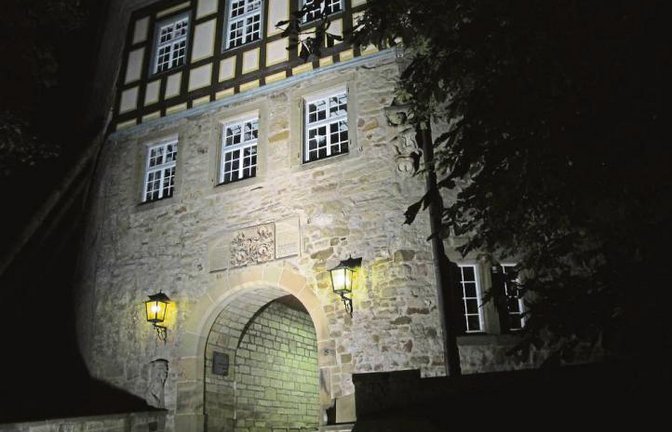 Die stimmungsvolle Aufnahme kann nicht darüber hinweg täuschen, dass das Sachsenheimer Wasserschloss in vielerlei Hinsicht sanierungsbedürftig ist. Foto: Makkens