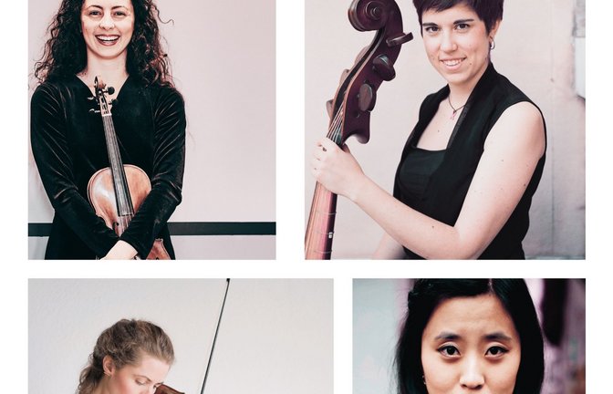 Die Konzertreihe „Musikalischer Sommer“ in der spätgotischen Frauenkirche Lienzingen wird am Sonntag (3. Juli) um 11 Uhr mit dem Saros Ensemble fortgesetzt. Mit Judith von der Goltz, Rebecca Raimondi (beide Violinen), Mariona Mateu Carles (Violone) und Seulki Bae (Cembalo) stellen sich vier junge, spiel- und entdeckungsfreudige Musikerinnen als neu gegründetes, vielversprechendes Ensemble vor. Quicklebendige Barockmusik aus Italien, Frankreich und Deutschland steht in dieser Matinee im spannenden Dialog mit ältester und neuer Musik. Dabei kommen auch komponierende Frauen wie Élisabeth Jacquet de la Guèrre oder die betagte Nonne Isabella Leonarda zu Wort. Benannt hat sich das Ensemble nach dem Zeitraum „Saros“, der sich spannt zwischen zwei besonderen Himmelsereignissen . Kartenbestellungen per Telefon 0 70 43 /95 83 93 beziehungsweise E-Mail: susanne@boekenheide.net <span class='image-autor'>Foto: p</span>