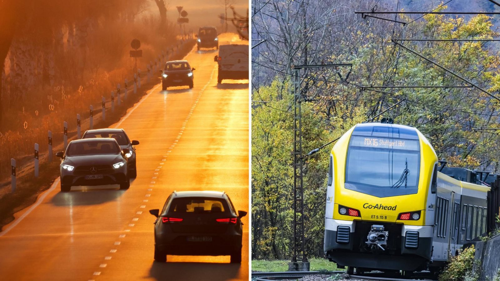 Auto oder Zug? Eine Schlüsselfrage für die künftige Verkehrspolitik in Baden-Württemberg.Foto: picture alliance/dpa/Imago/Arnulf Hettrich Auto oder Zug? Eine Schlüsselfrage für die künftige Verkehrspolitik in Baden-Württemberg.Foto: picture alliance/dpa/Imago/Arnulf Hettrich