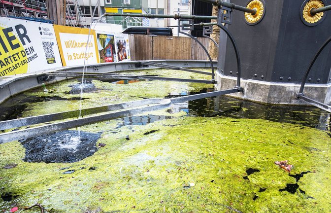Schön ist anders: So sieht der Marktplatzbrunnen aktuell aus.Schön ist anders: So sieht der Marktplatzbrunnen aktuell aus.<span class='image-autor'>Foto: Lichtgut/Leif Piechowski</span>