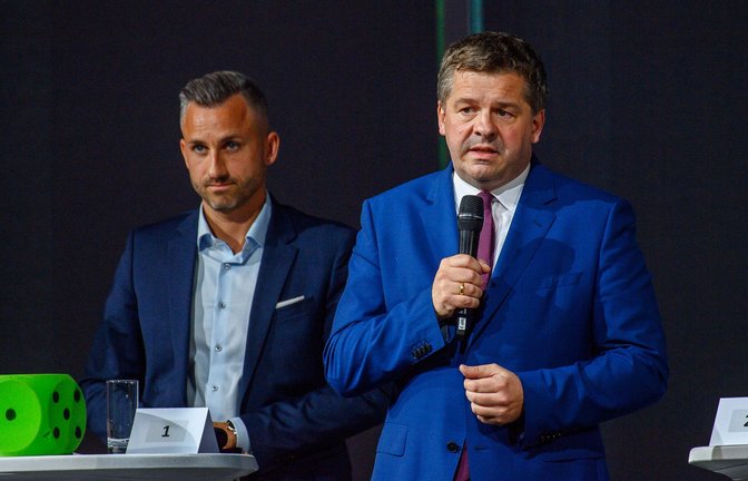 Wer wird die Nummer 1 und wer die Nummer 2 in Sachsen-Anhalt bei der Landtagswahl im September? In der jüngsten Umfrage liegt die AfD von Spitzenkandidat Ulrich Siegmund deutlich vor der CDU von Ministerpräsident Sven Schulze. (Archivbild)<span class='image-autor'>Foto: Klaus-Dietmar Gabbert/dpa</span>