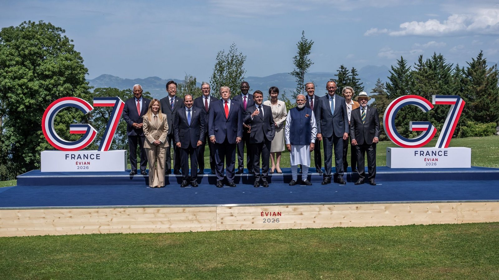 Gute Stimmung bei einem G7-Gipfel mit Trump. Das gab es lange nicht.Foto: Michael Kappeler/dpa-Pool/dpa