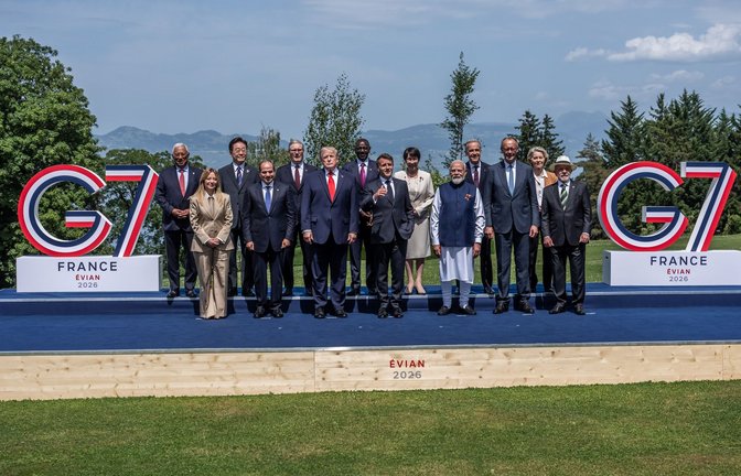 Gute Stimmung bei einem G7-Gipfel mit Trump. Das gab es lange nicht.<span class='image-autor'>Foto: Michael Kappeler/dpa-Pool/dpa</span>
