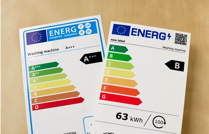 Energieeffizienzlabels zeigen an, wie sparsam ein Gerät ist. Was das für die Gesamtkosten bedeutet, bleibt unklar.<span class='image-autor'>Foto: EU//Kommission</span>