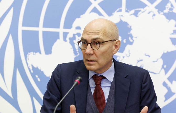 Der UNO-Hochkommissar für Menschenrechte, Volker Türk, sieht die Menschenrechte weltweit in Gefahr.<span class='image-autor'>Foto: Salvatore Di Nolfi/KEYSTONE/dpa</span>