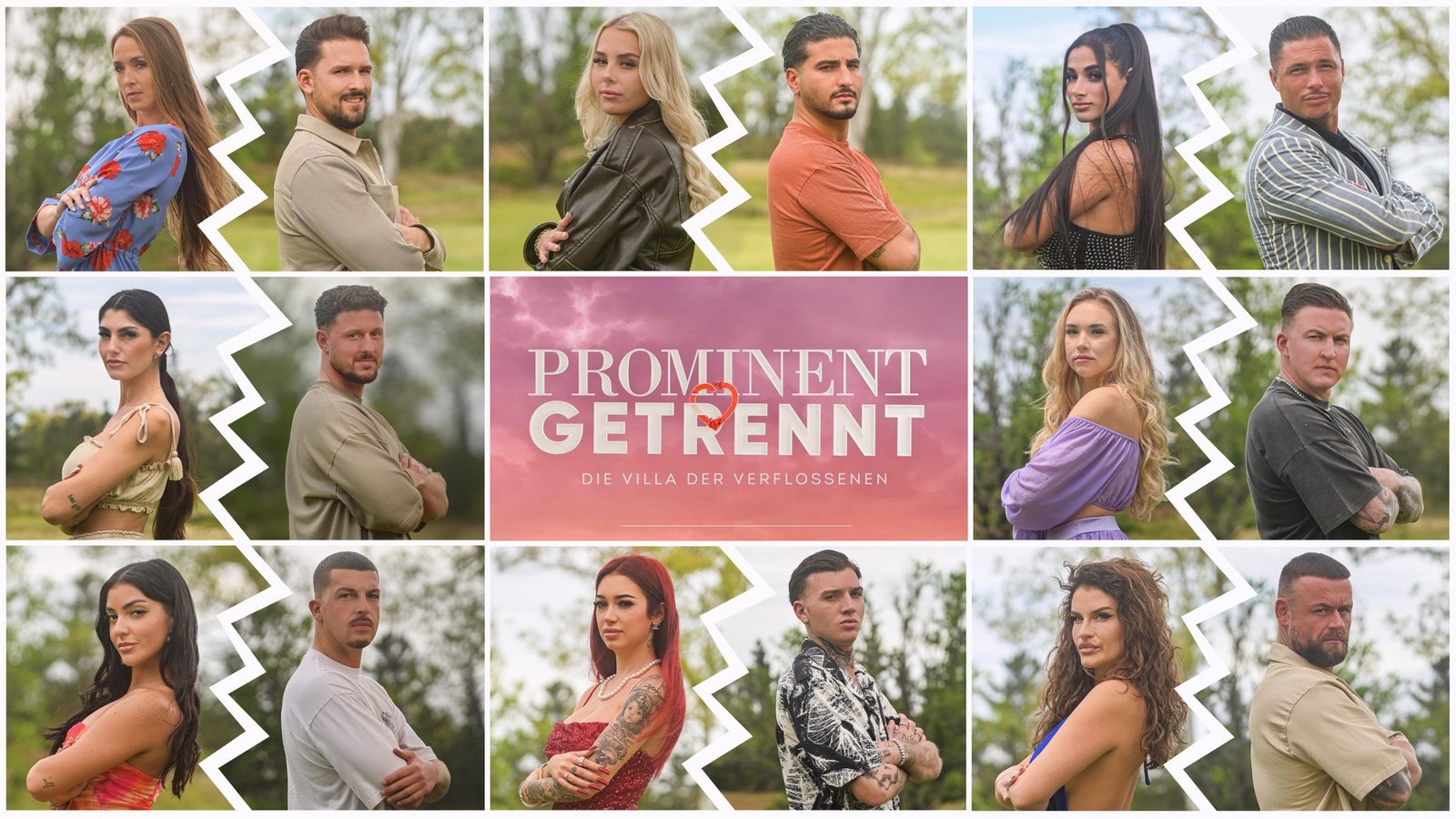 Der Cast der 4. Staffel von „Prominent getrennt“.Foto: RTL