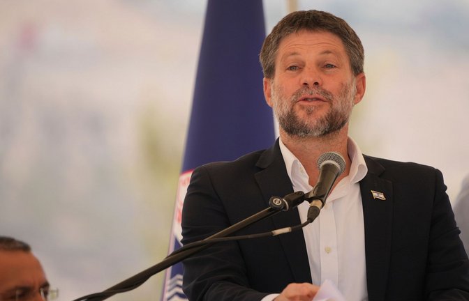 Der rechtsradikale israelische Finanzminister Bezalel Smotrich erwägt die Zerstörung Beiruts (Archivfoto).<span class='image-autor'>Foto: Ohad Zwigenberg/AP/dpa/Ohad Zwigenberg</span>