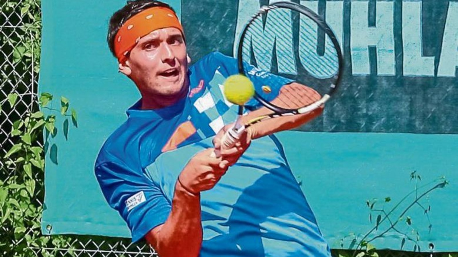 Boris Bischoff weist an Position drei und vier eine fast makellose Bilanz in der Tennis-Verbandsliga Gruppe 4 auf – elf Siege bei nur einer Niederlage. Foto: Simecek Boris Bischoff weist an Position drei und vier eine fast makellose Bilanz in der Tennis-Verbandsliga Gruppe 4 auf – elf Siege bei nur einer Niederlage. Foto: Simecek