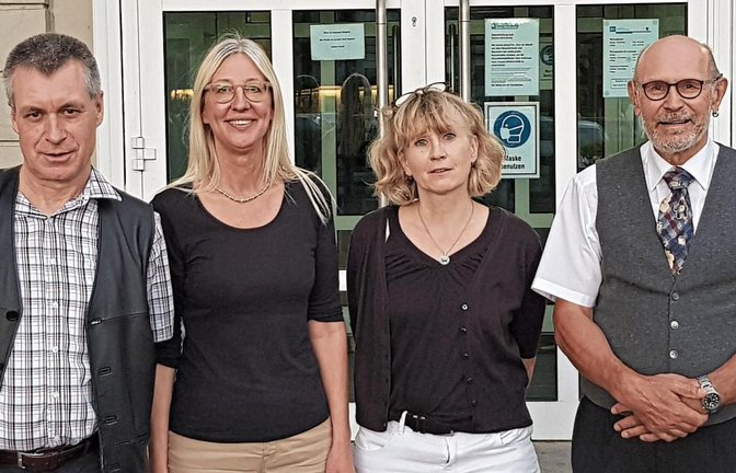 Der Vorstand des Fördervereins Zentrale Stelle (von links): Alexander Gessmann, Ingrid Hönlinger, Kris Dannel und Gerhard Zach.  Fotos: p