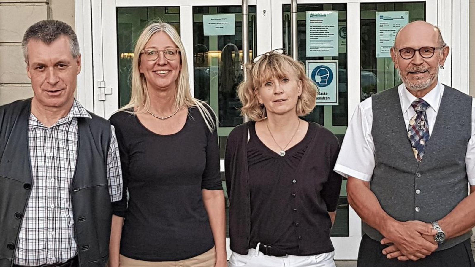 Der Vorstand des Fördervereins Zentrale Stelle (von links): Alexander Gessmann, Ingrid Hönlinger, Kris Dannel und Gerhard Zach.  Fotos: p