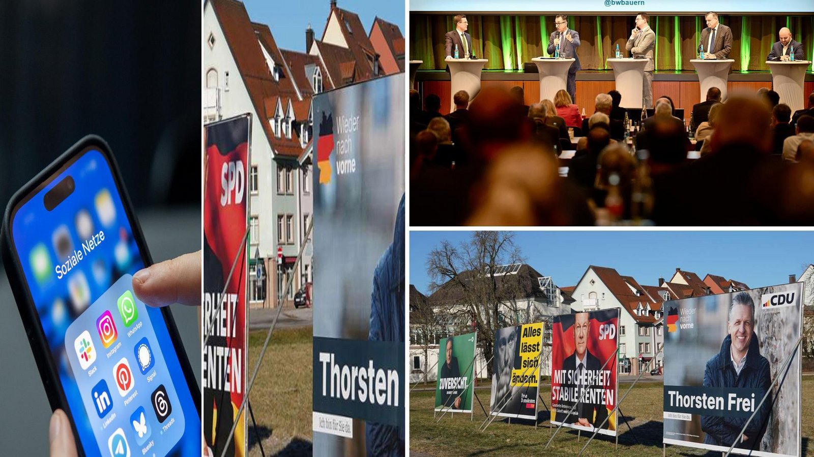 Social Media, Plakate oder direkter Kontakt? Die unterschiedlichen Wahlkampfmethoden haben unterschiedliche Wirkung.Foto: &nbsp;