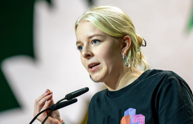 Grüne-Jugend-Chefin Jette Nietzard<span class='image-autor'>Foto: Michael Kappeler/dpa</span>