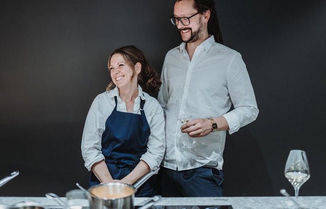 Sarah Hallmann war zu Gast auf dem Weingut von Christian Dautel in Bönnigheim.<span class='image-autor'>Foto: Martin Hecht – www.fineart-weddings.de</span>