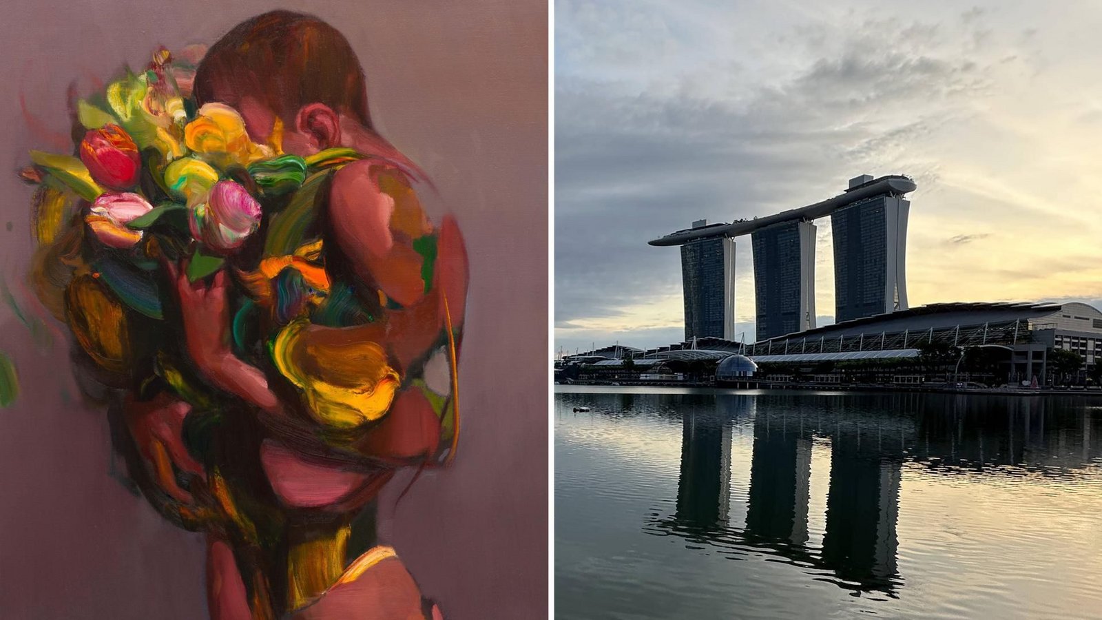 Zeigt die Galerie Thomas in Singapur (hier das Hotel Marina Bay Sands): Jongchul Kim, Figur mit Blumenstrauß, 2025Foto: Jongchul Kim/Galerie Thomas Fuchs/Imago Zeigt die Galerie Thomas in Singapur (hier das Hotel Marina Bay Sands): Jongchul Kim, Figur mit Blumenstrauß, 2025Foto: Jongchul Kim/Galerie Thomas Fuchs/Imago