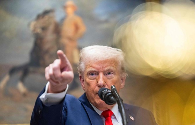 Mit großem Herrscheranspruch: US-Präsident Donald Trump.<span class='image-autor'>Foto: AFP/Roberto Schmidt</span>