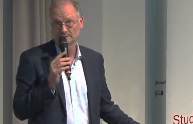 Wetterexperte Sven Plöger war zu Gast beim Studium generale an der Hochschule Pforzheim.  <span class='image-autor'>Foto: Friedrich</span>