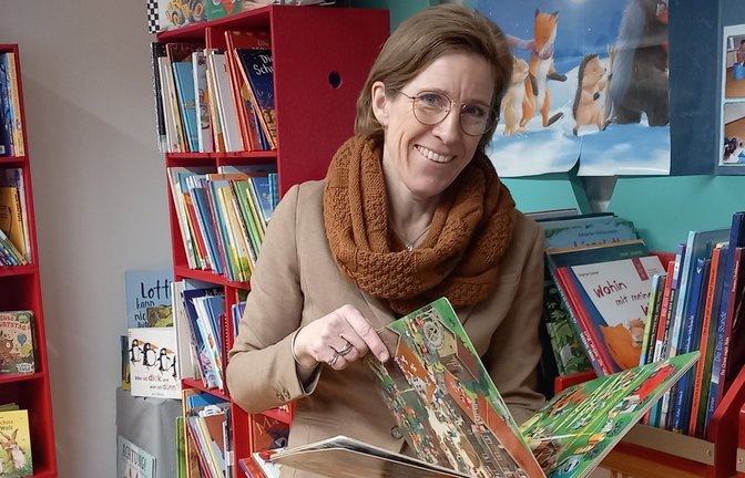 Sarah Simon-Burger ist die Leiterin der Sachsenheimer Bücherei. <span class='image-autor'>Foto: Glemser</span>
