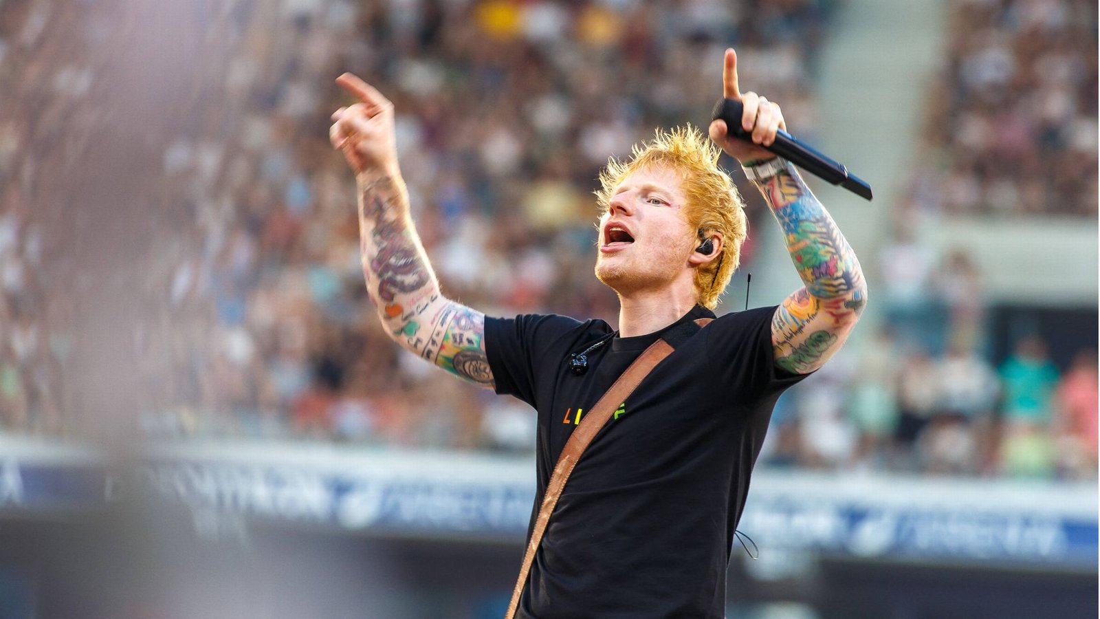 Ed Sheeran ist seit drei Jahren auf „Mathematics Tour“ – hier vor Kurzem im französischen Lille.Foto: IMAGO/Bestimage Ed Sheeran ist seit drei Jahren auf „Mathematics Tour“ – hier vor Kurzem im französischen Lille.Foto: IMAGO/Bestimage