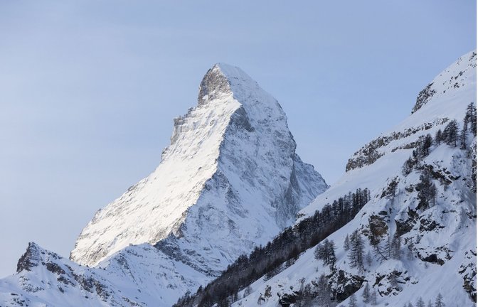 Das Matterhorn steht gar nicht so still wie man meinen könnte.<span class='image-autor'>Foto: dpa/D. Steinmann</span>