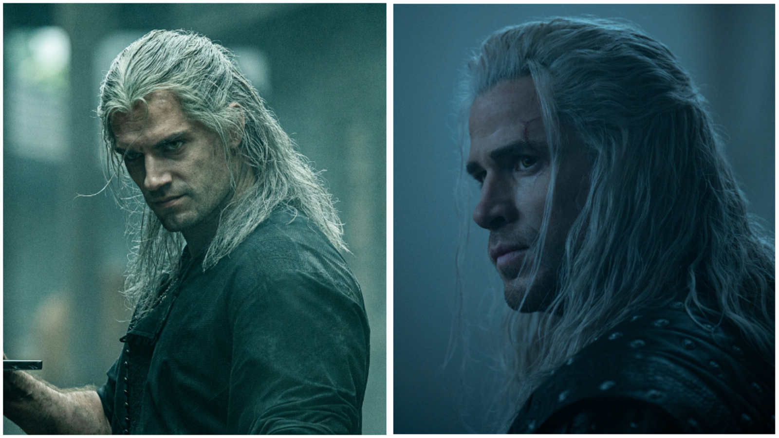 Henry Cavill (l.) übernahm die Rolle des "Witchers" in den ersten drei Staffeln, nun übernimmt Liam Hemsworth.Foto: Netflix, Katalin Vermes, Susie Allnutt